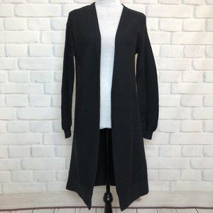 Athleta Black Daybreak Rib Wrap Cardigan